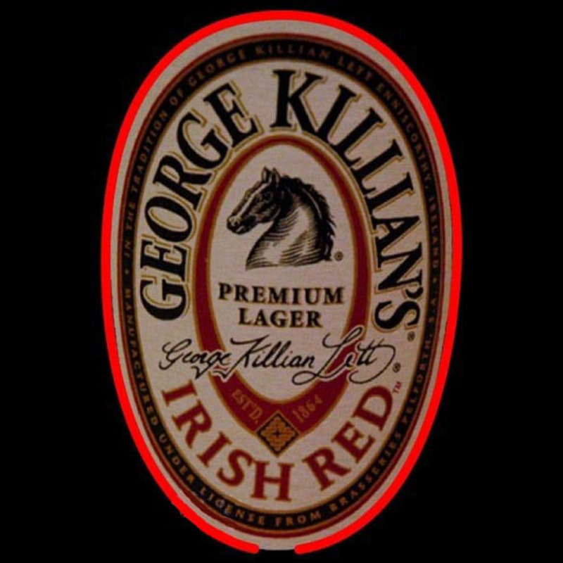 George Killians Irish Red Beer Sign Neontábla