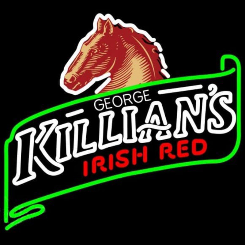 George Killians Irish Red Summer Beer Sign Neontábla