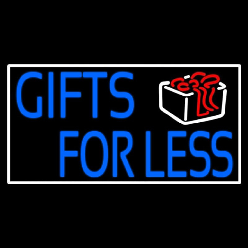 Gifts For Less With Logo Neontábla
