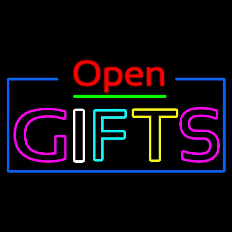Gifts Open Neontábla