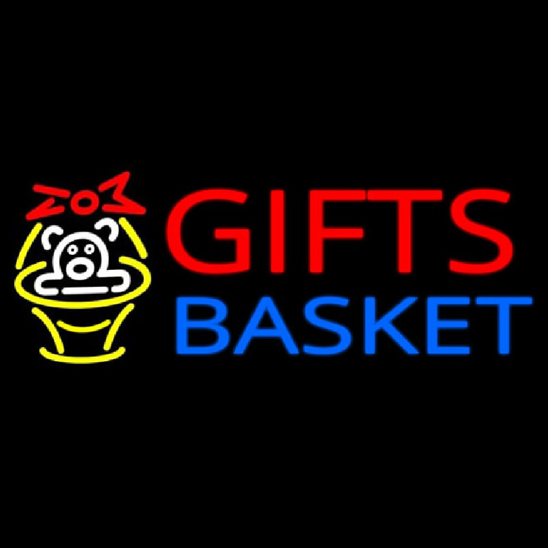 Giftsbasket Neontábla