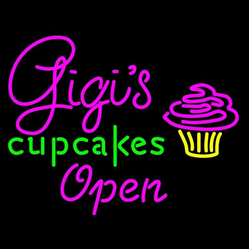 Gigi  Cup Cakes Neontábla