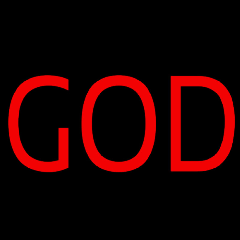 God Block Neontábla