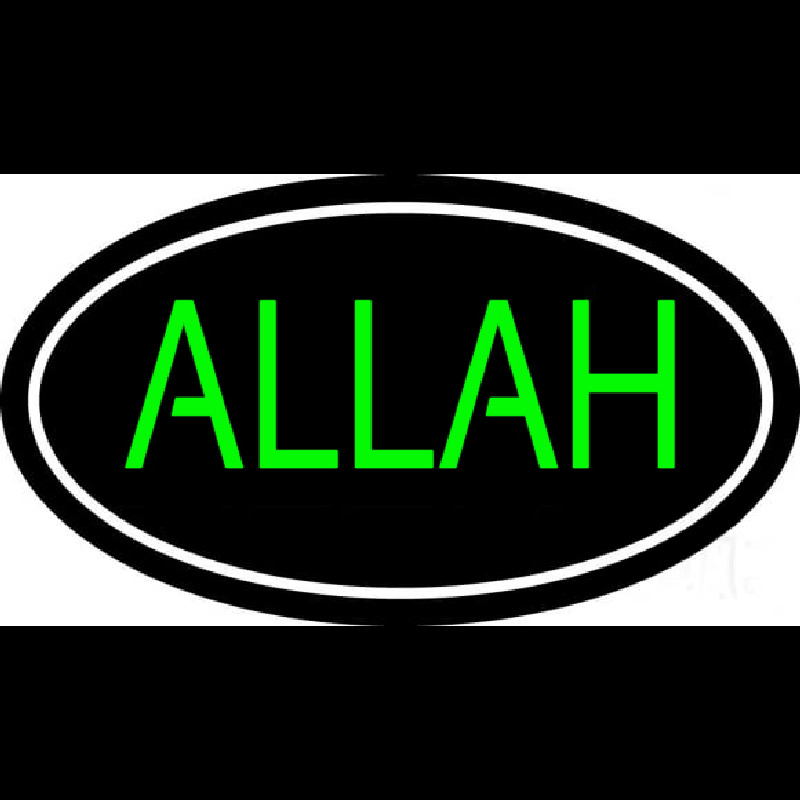 Green Allah Neontábla