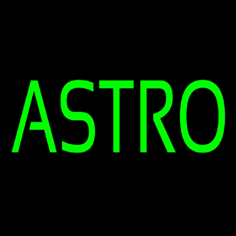 Green Astro Neontábla