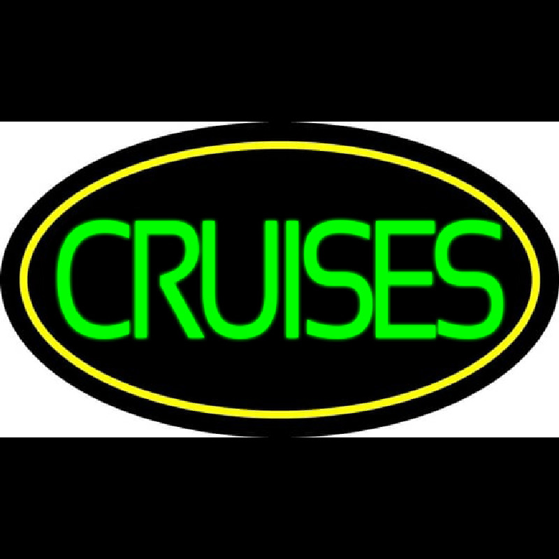 Green Cruises With Border Neontábla