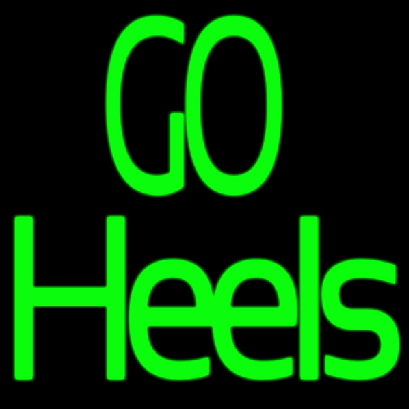 Green Go Heels Neontábla