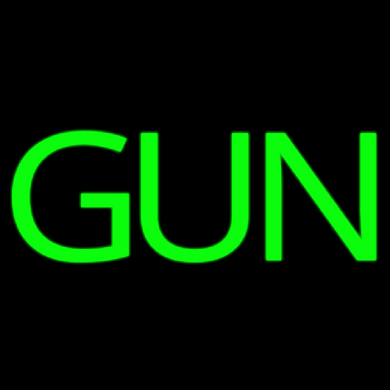 Green Gun Neontábla