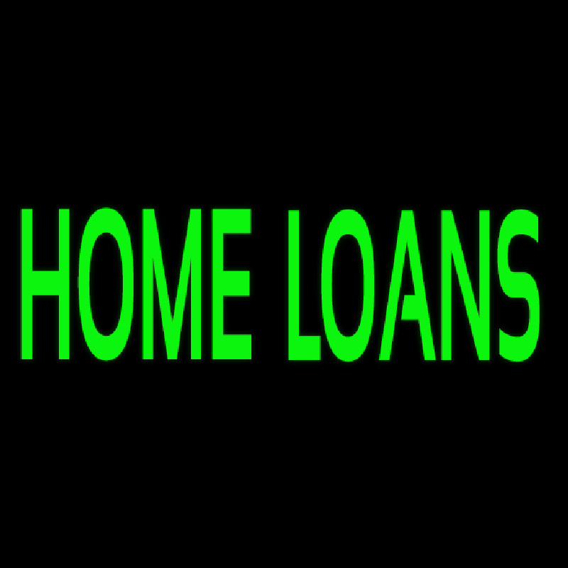 Green Home Loans Neontábla