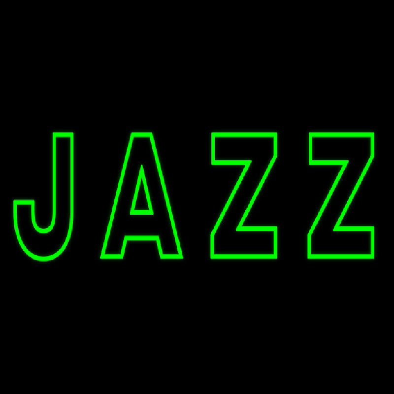 Green Jazz Block Neontábla