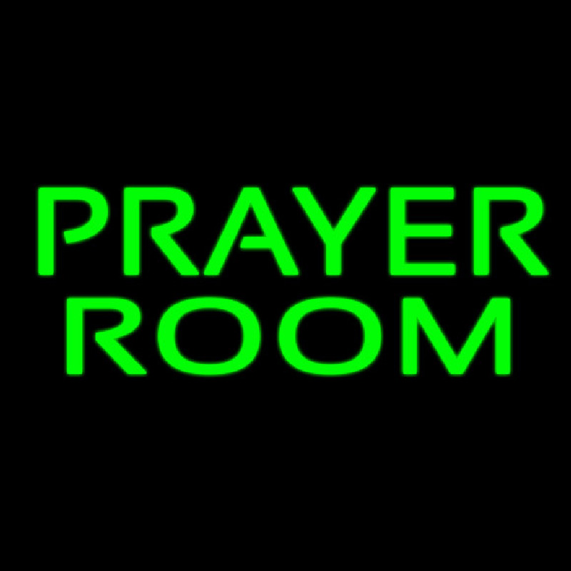 Green Prayer Room Neontábla