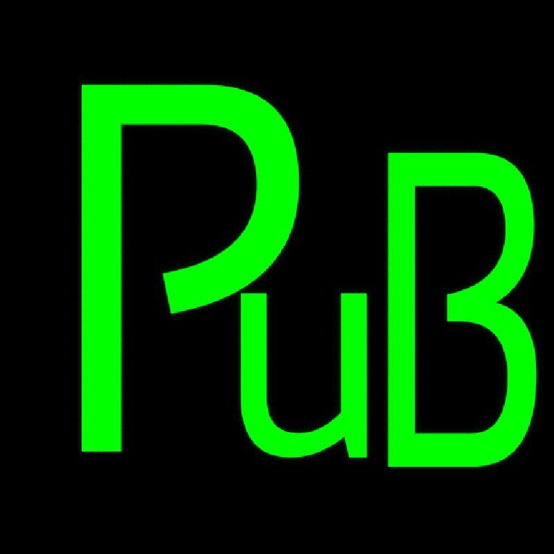 Green Pub Neontábla