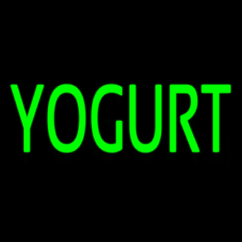 Green Yogurt Neontábla