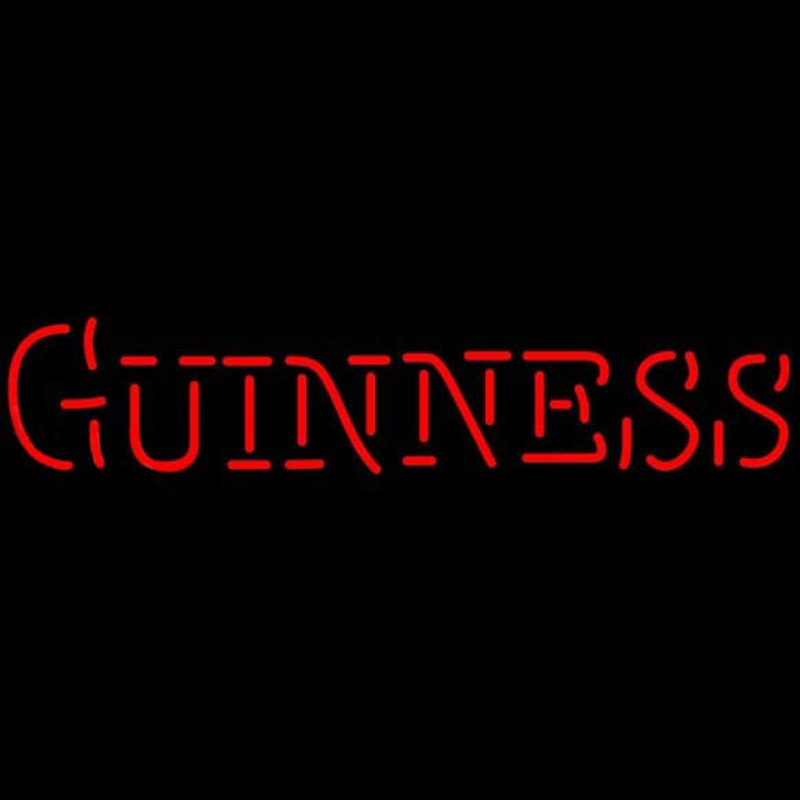 Guinness Classic Logo Beer Sign Neontábla