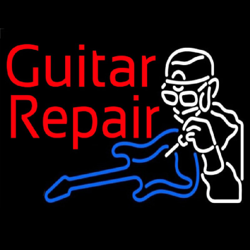 Guitar Repair  Neontábla