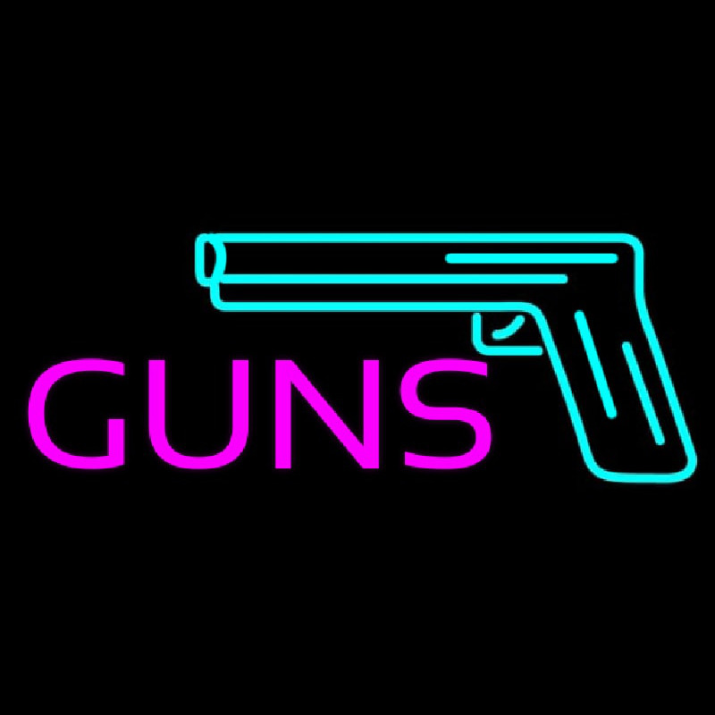 Guns Logo Neontábla