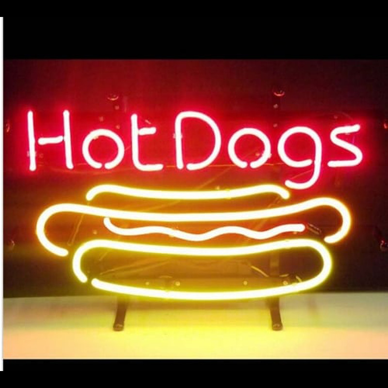 HOT DOGS Neontábla