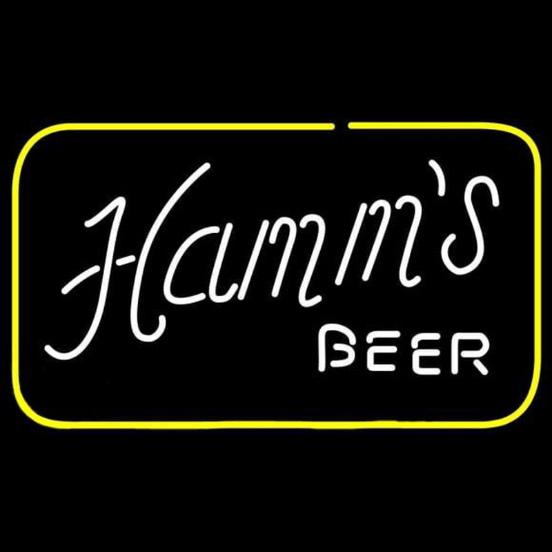Hamms Square Beer Sign Neontábla