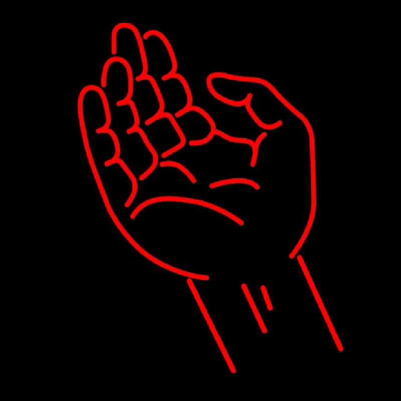 Hand Neontábla