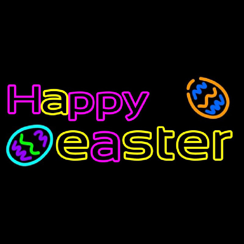 Happy Easter 2 Neontábla