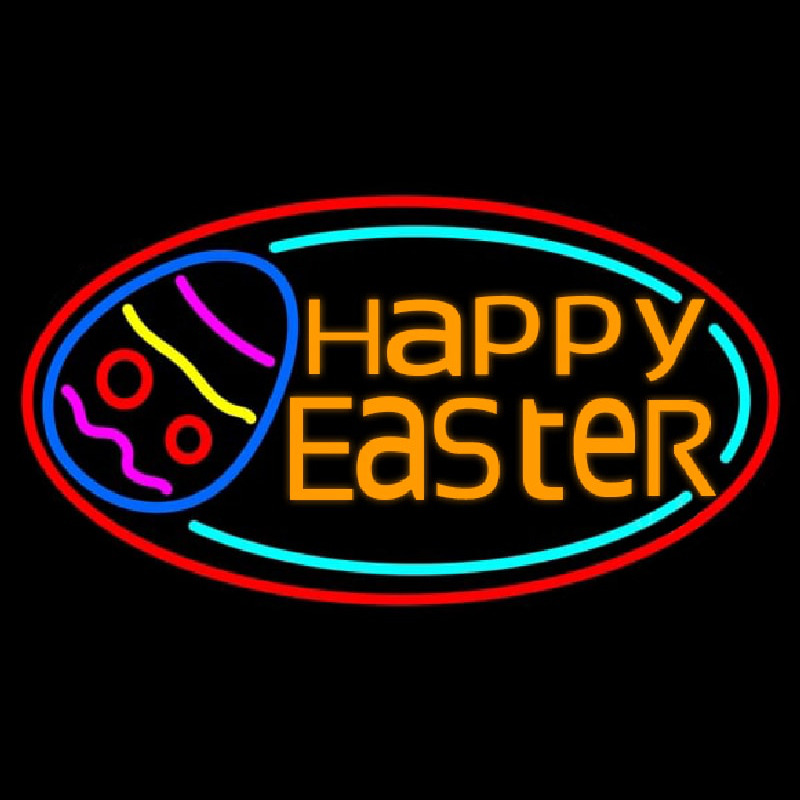 Happy Easter Egg 2 Neontábla