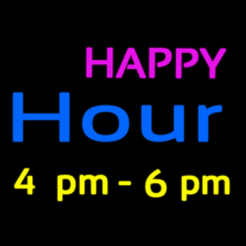 Happy Hour Neontábla