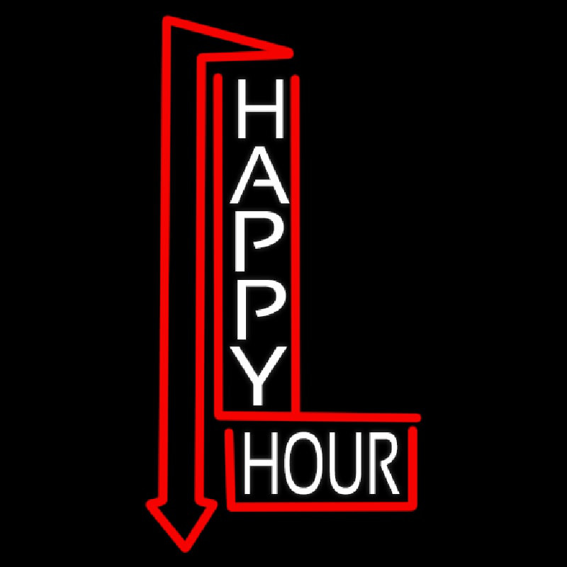 Happy Hour With Arrow Neontábla