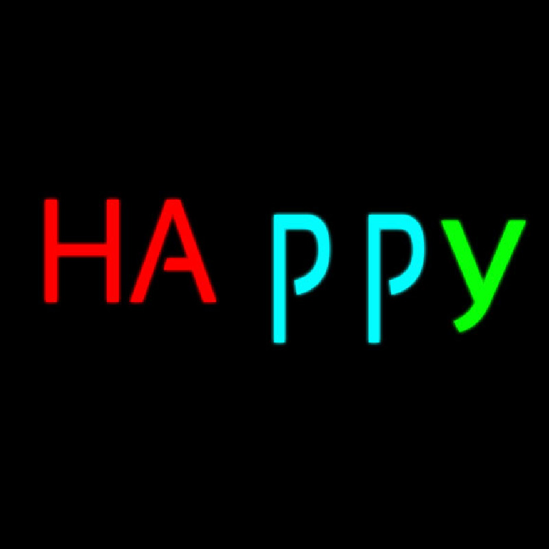 Happy Neontábla