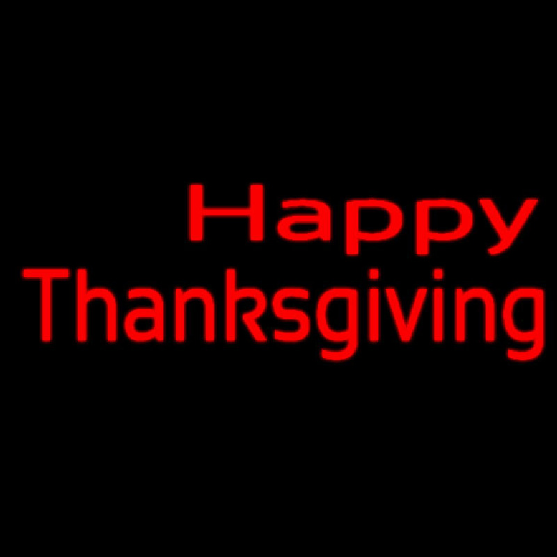 Happy Thanksgiving 2 Neontábla