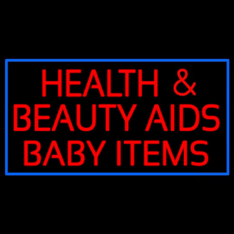 Health And Beauty Aids Baby Items Neontábla