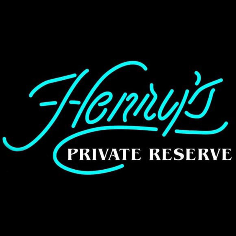 Henrys Private Reserve Beer Sign Neontábla