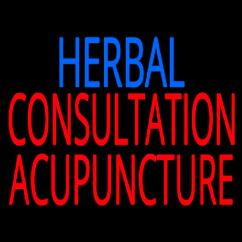 Herbal Consultation Acupuncture Neontábla