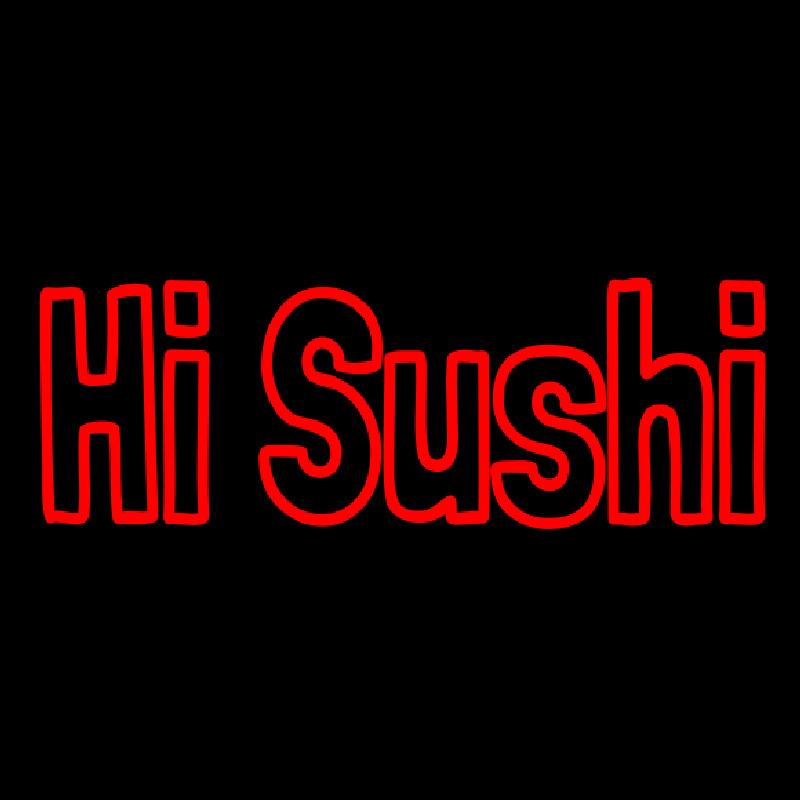 Hi Sushi Neontábla