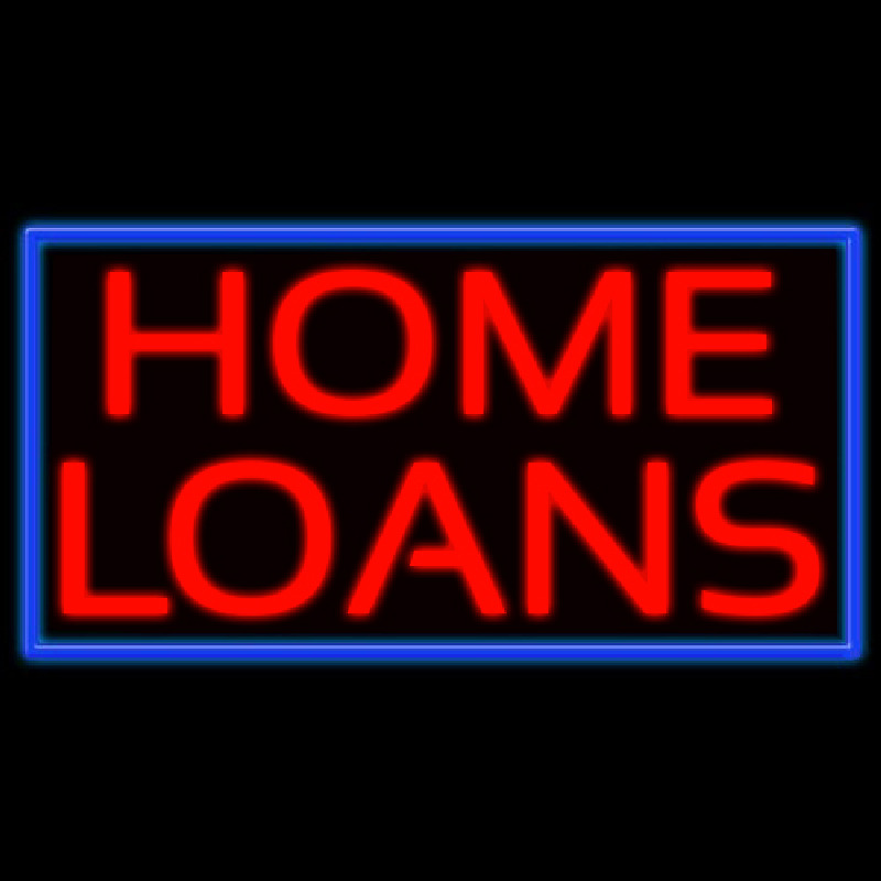 Home Loans Neontábla