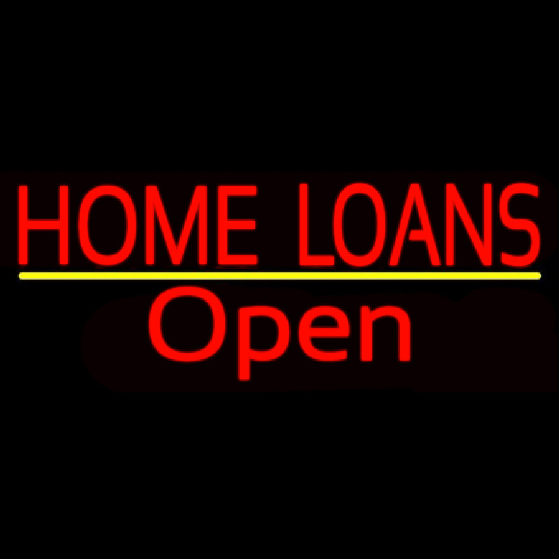 Home Loans Open Neontábla
