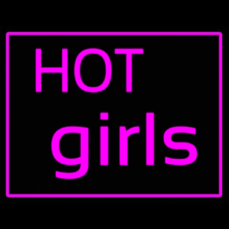 Hot Girls Border Neontábla