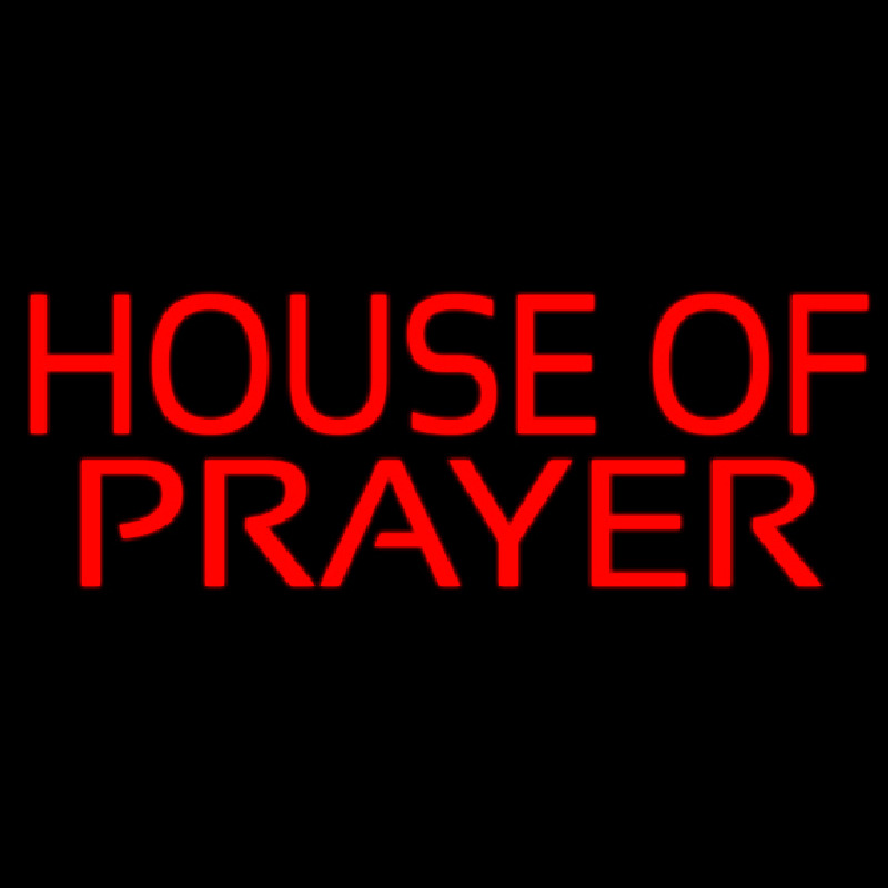 House Of Prayer Neontábla