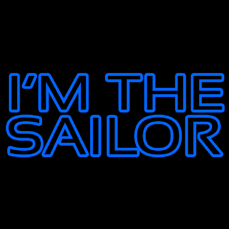 I Am The Sailor Neontábla