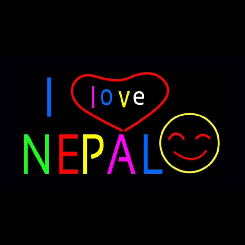 I Love Nepal Neontábla