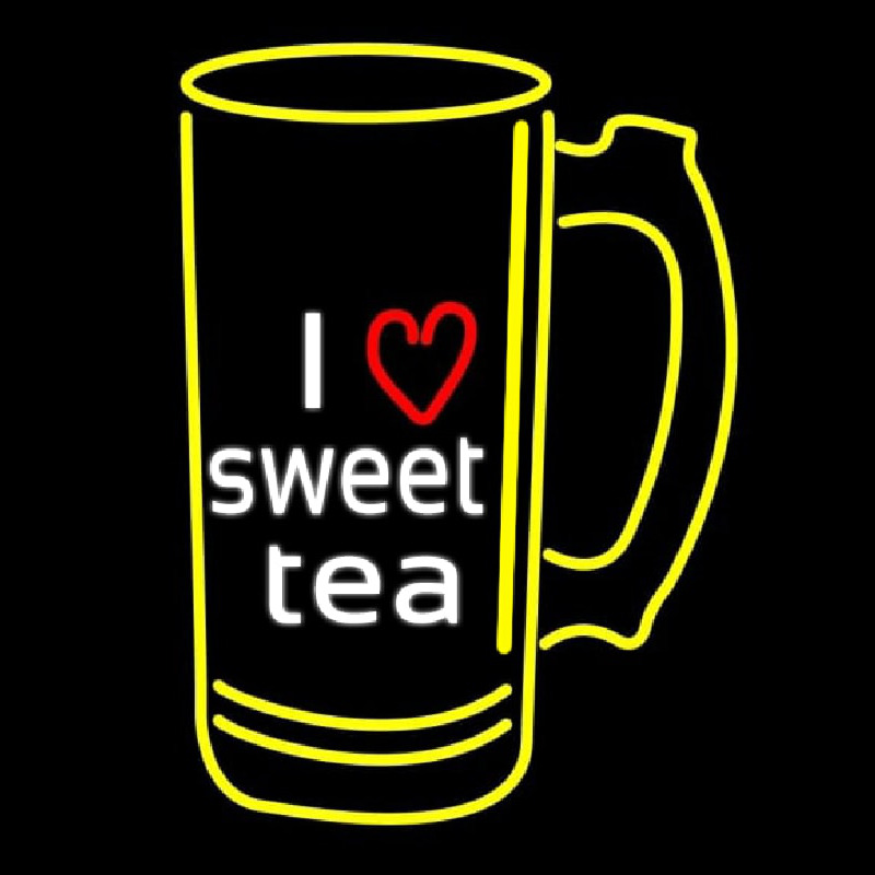 I Love Sweet Tea Neontábla