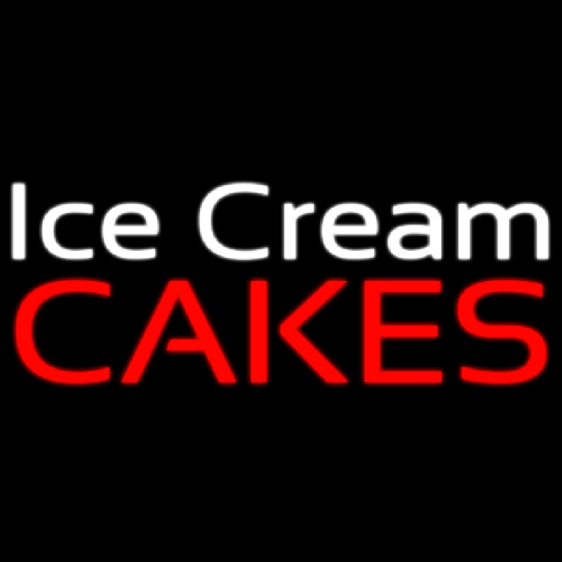 Ice Cream Cakes Neontábla