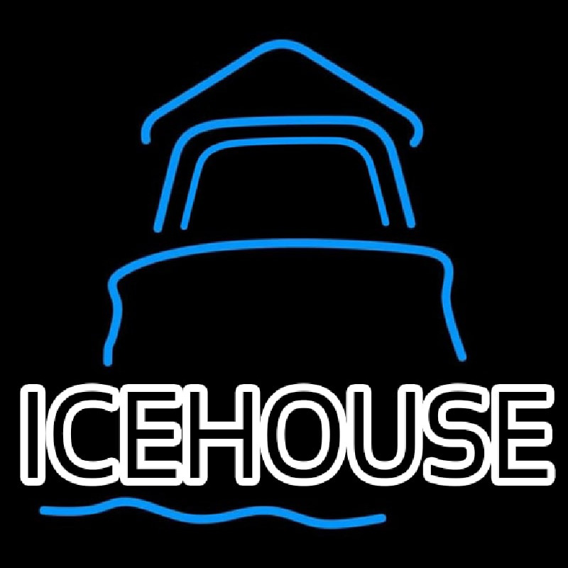Ice House Day Light House Beer Sign Neontábla