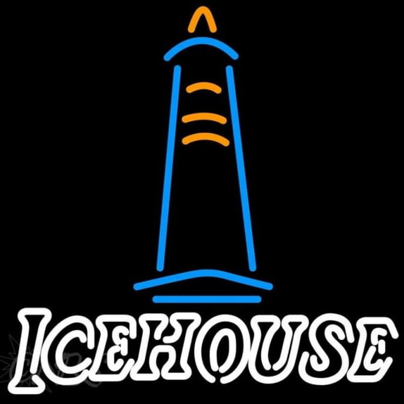 Ice House Light House Beer Sign Neontábla