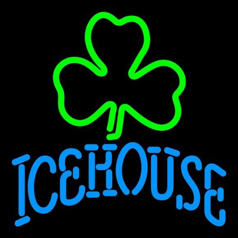 Icehouse Green Clover Beer Sign Neontábla