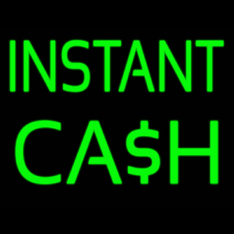 Instant Cash Neontábla