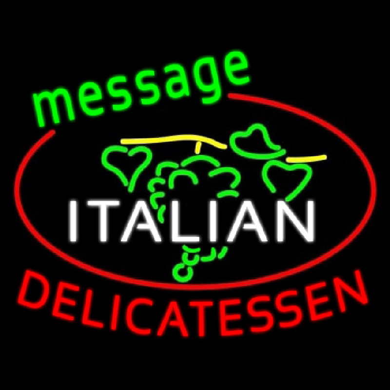 Italian Delicatessen Neontábla