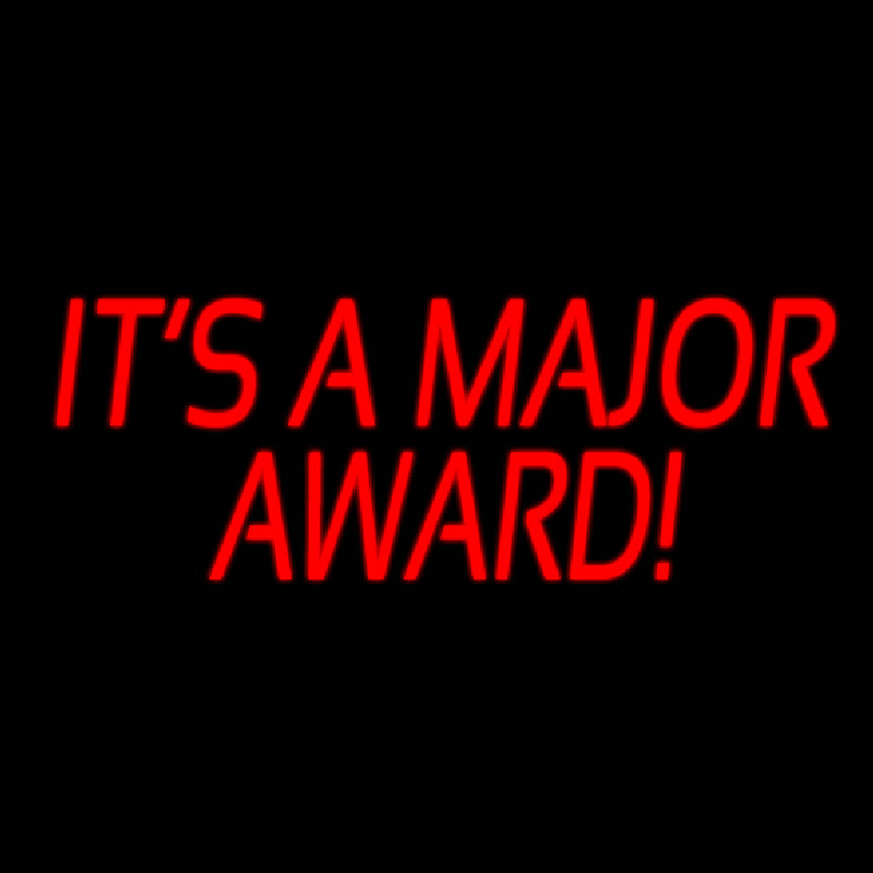 Its A Major Award Neontábla
