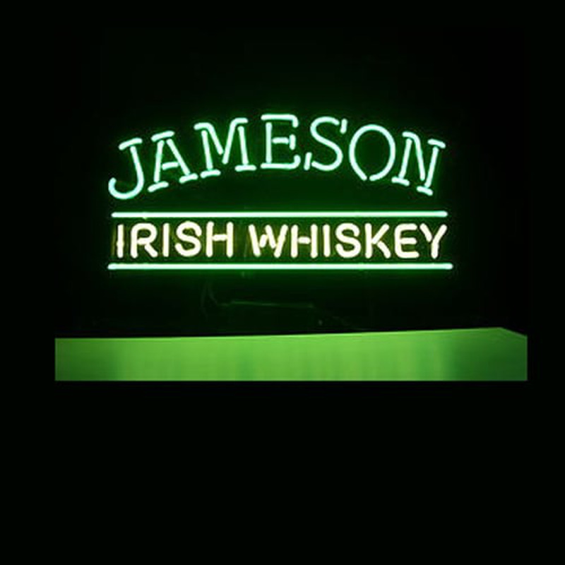 Jameson Irish Whiskey Sör Kocsma Nyitva Neontábla