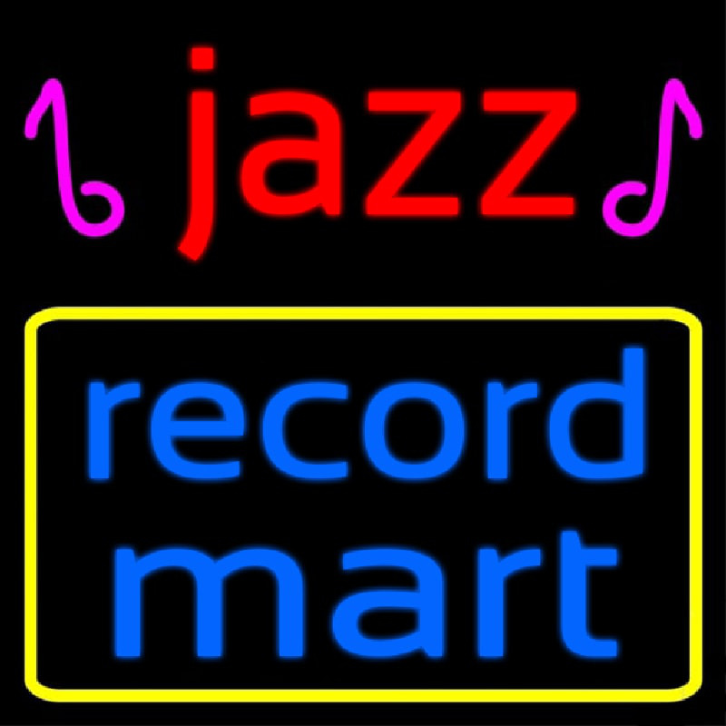 Jazz Record Mart 1 Neontábla