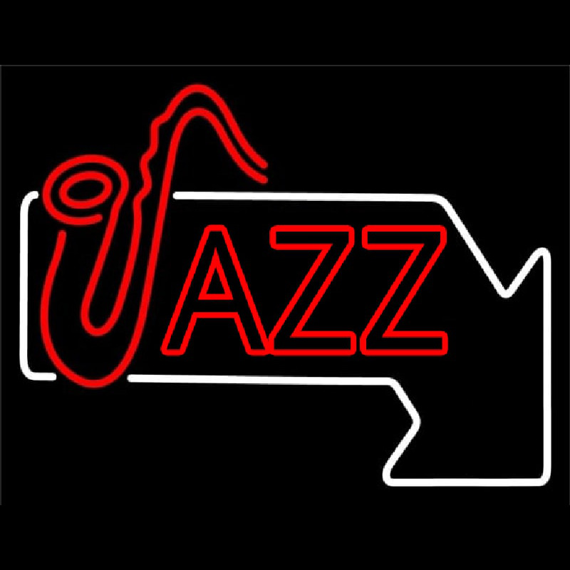 Jazz Red 4 Neontábla